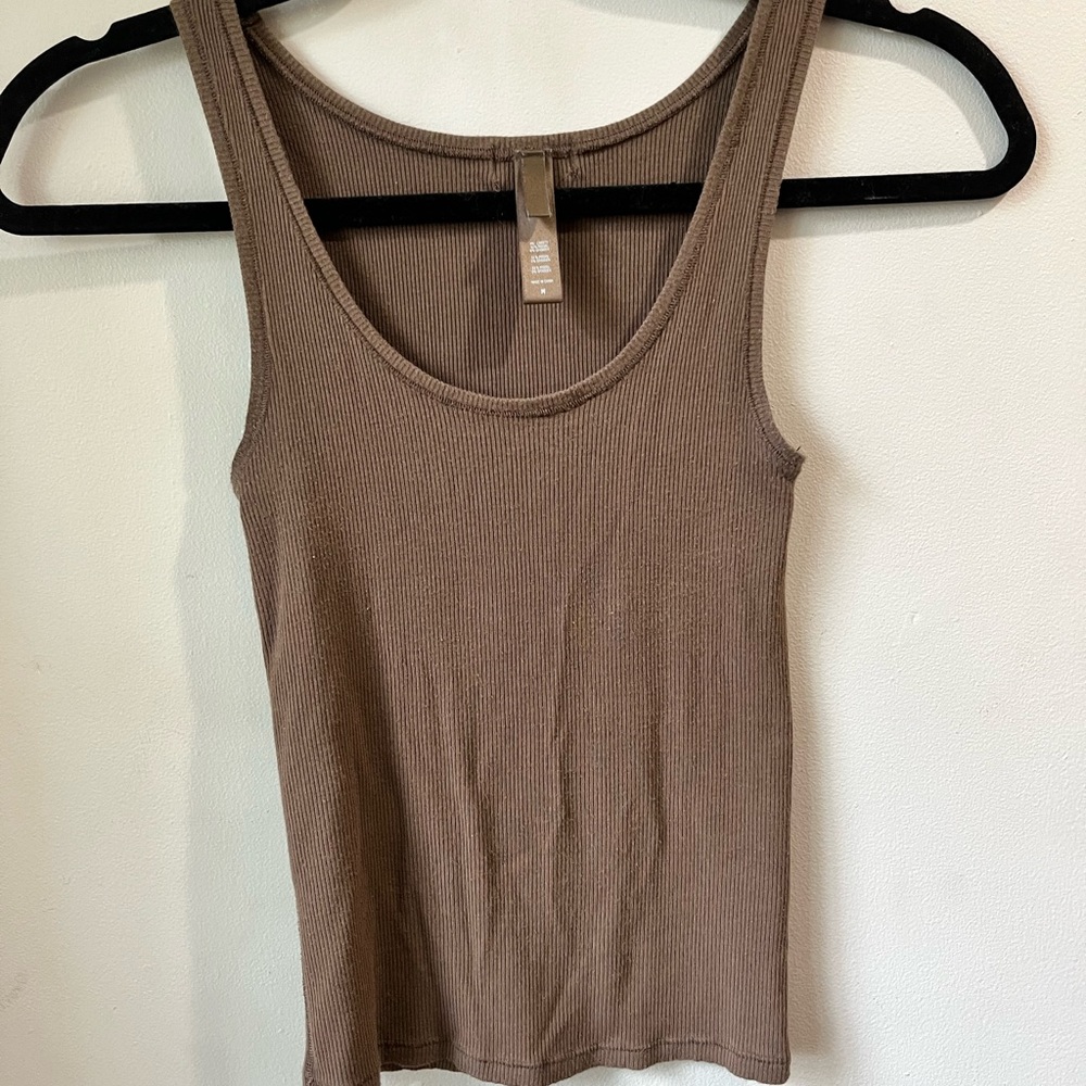 SKIMS soft lounge tank- wood
